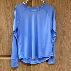 Tek Gear Women's Periwinkle Blue Long Sleeve Top